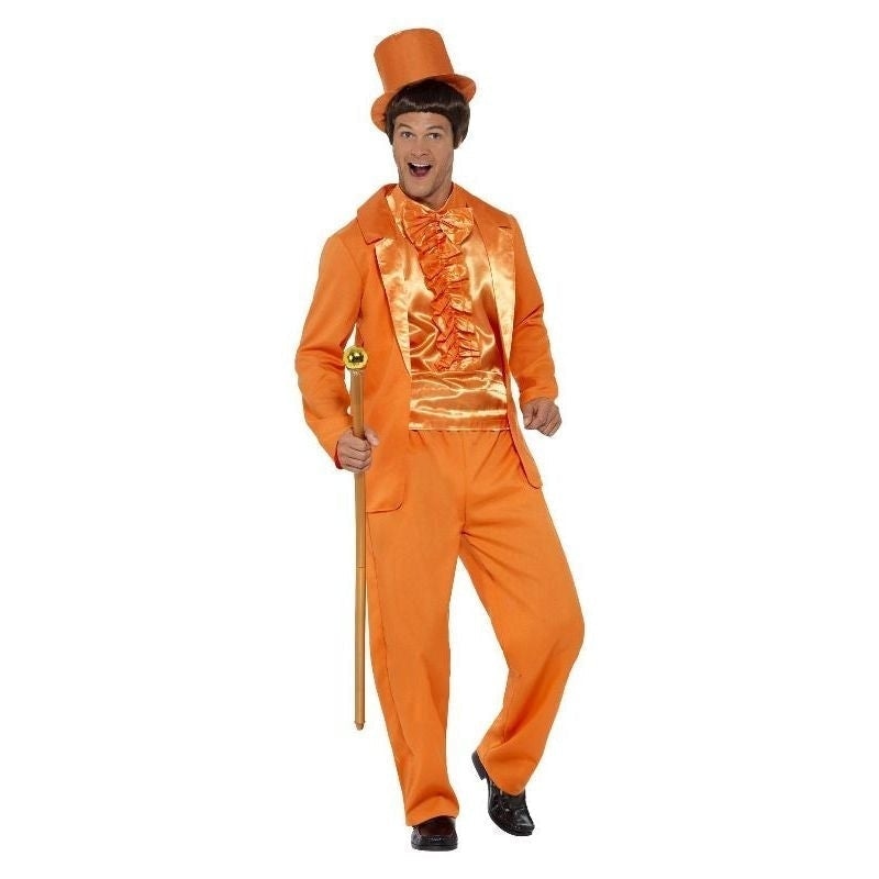 Costumes Australia 90s Stupid Dumb Dumber Tuxedo Costume Lloyd Orange Suit_2