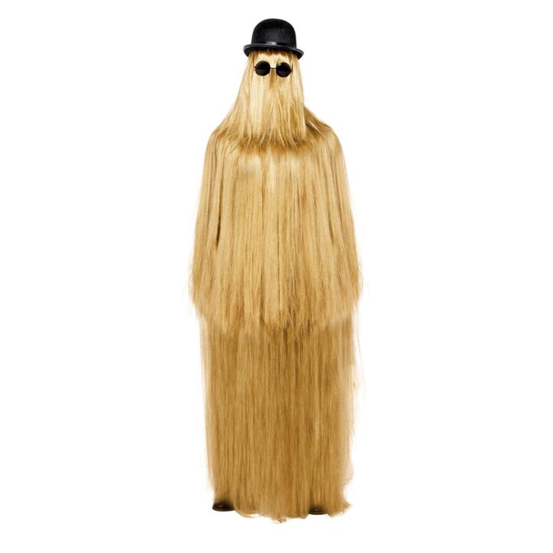 Costumes Australia Addams Family Cousin ITT Costume Adult Brown Onesie_1