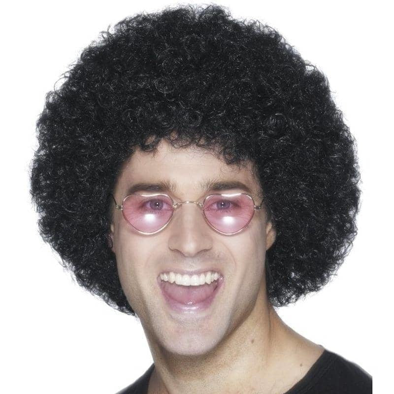 Costumes Australia Afro Wig Economy Adult Black_1