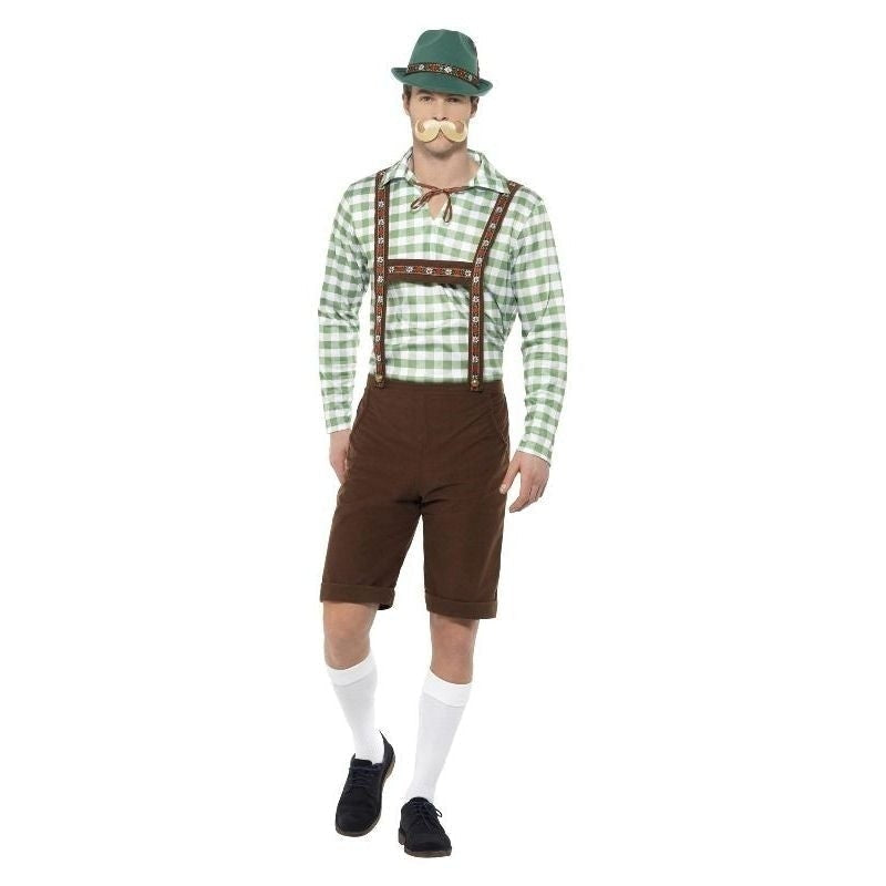 Costumes Australia Alpine Bavarian Costume Adult Green Brown_2