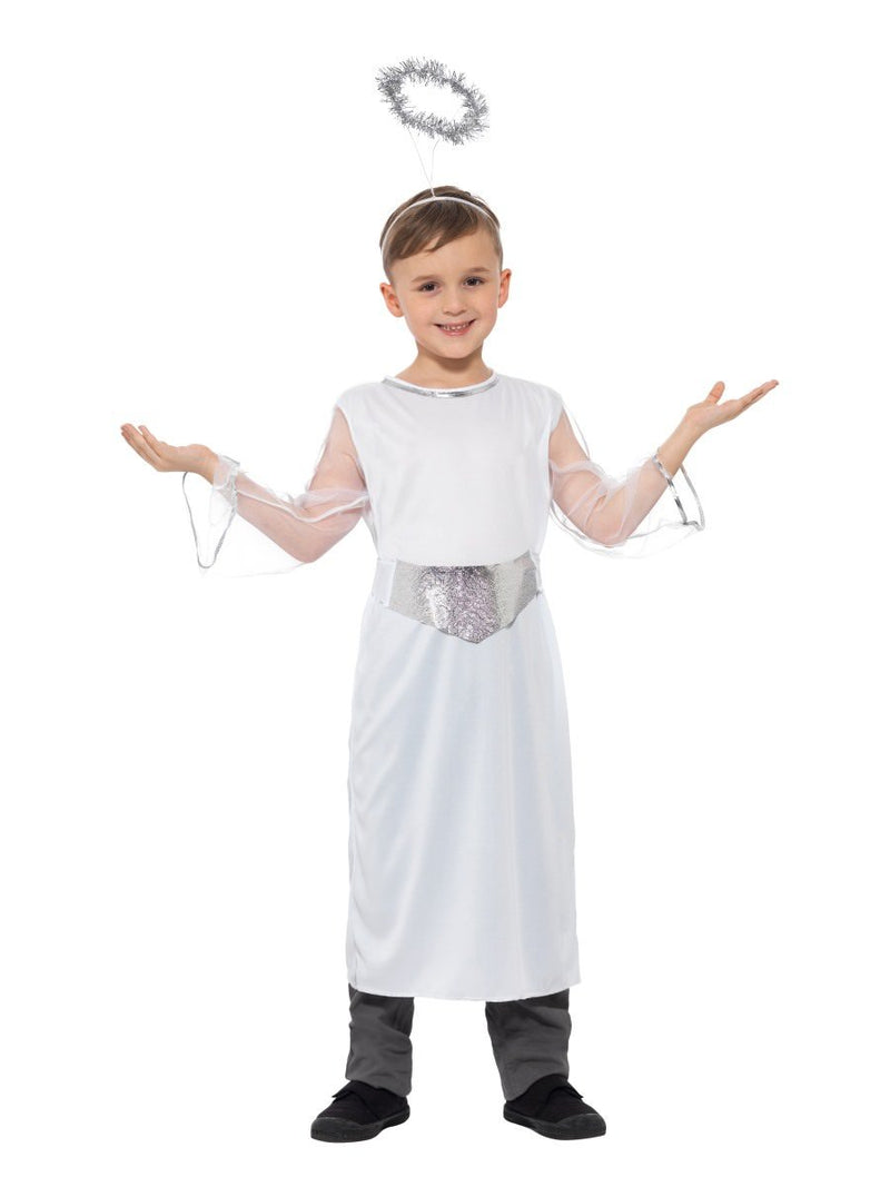 Costumes Australia Angel Costume Kids White Dress with Halo_3