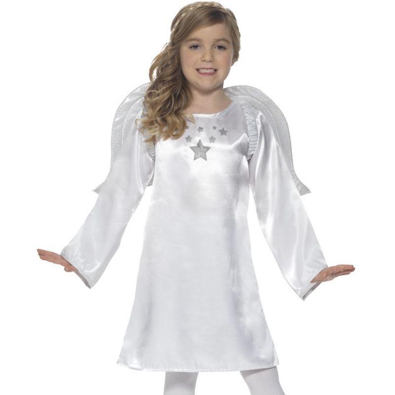 Costumes Australia Angel Costume Kids White Dress_1