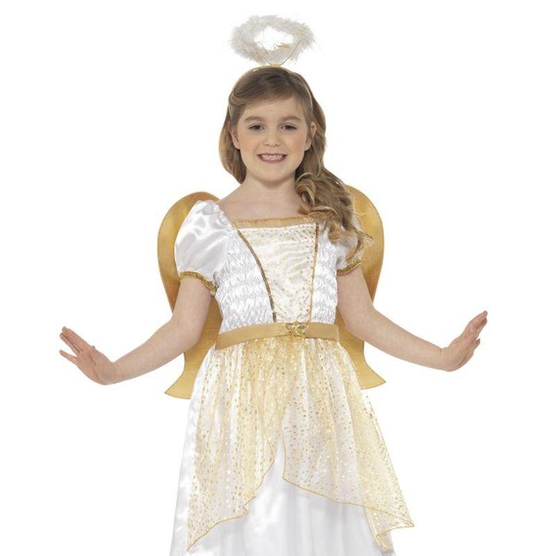 Costumes Australia Angel Princess Costume Kids White Gold_1
