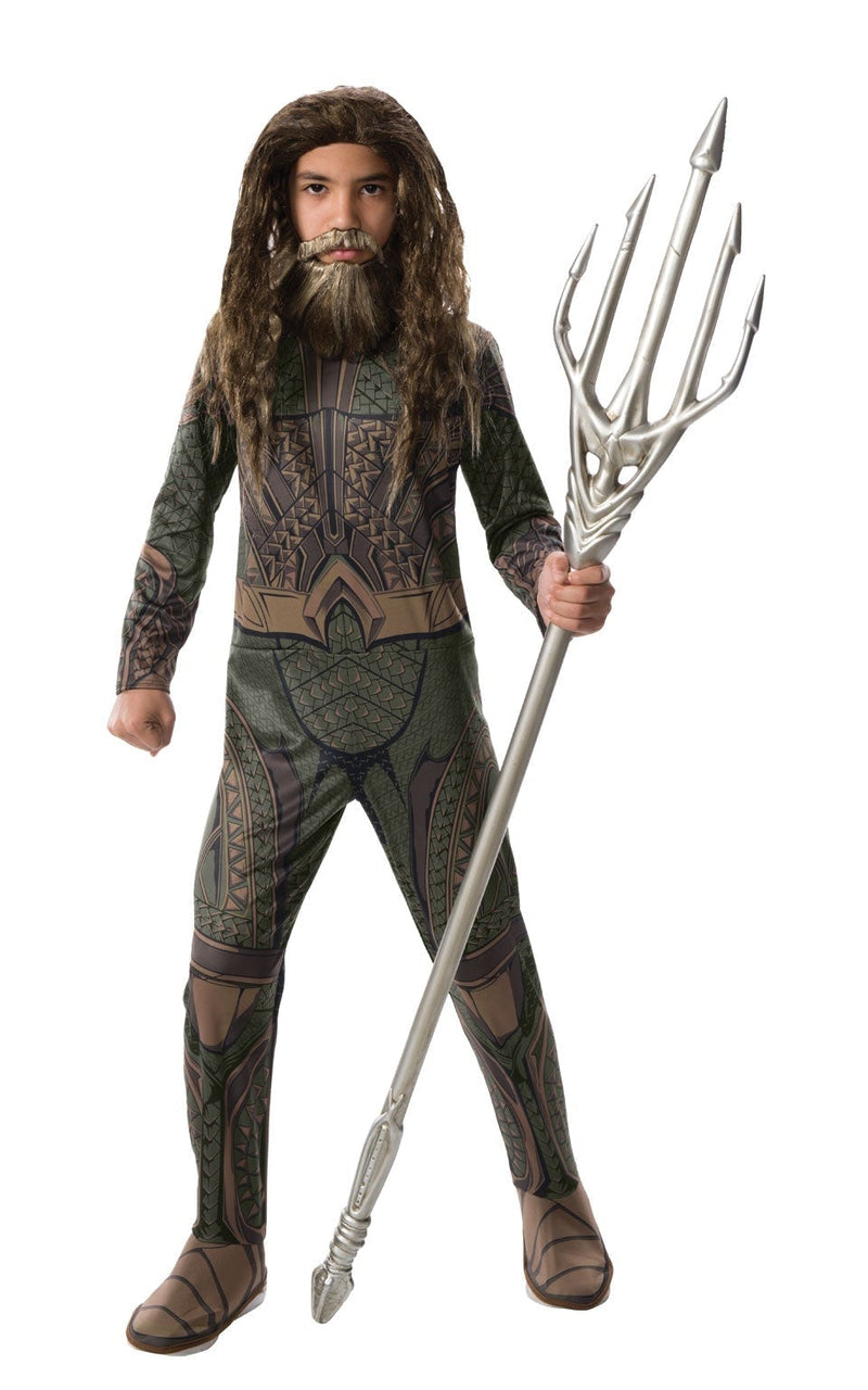 Costumes Australia Aquaman Boys Costume Green Jumpsuit_1