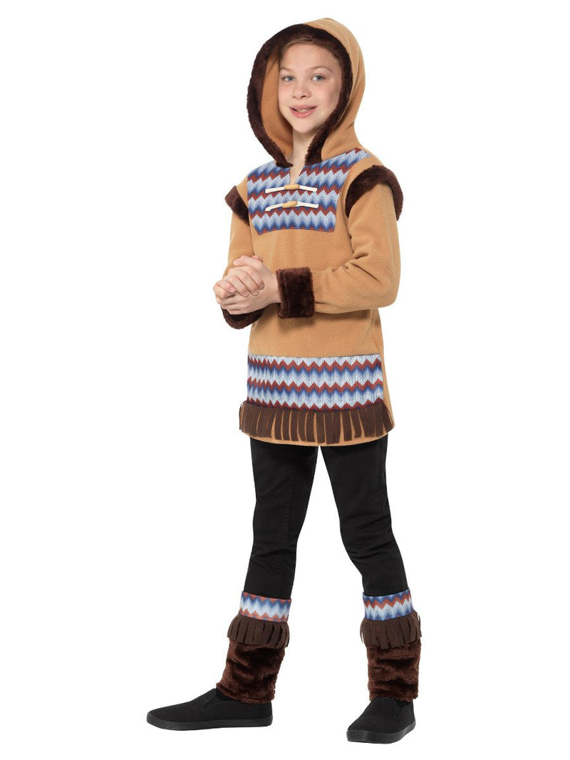 Costumes Australia Arctic Boy Costume Brown Child Eskimo Fleece_2