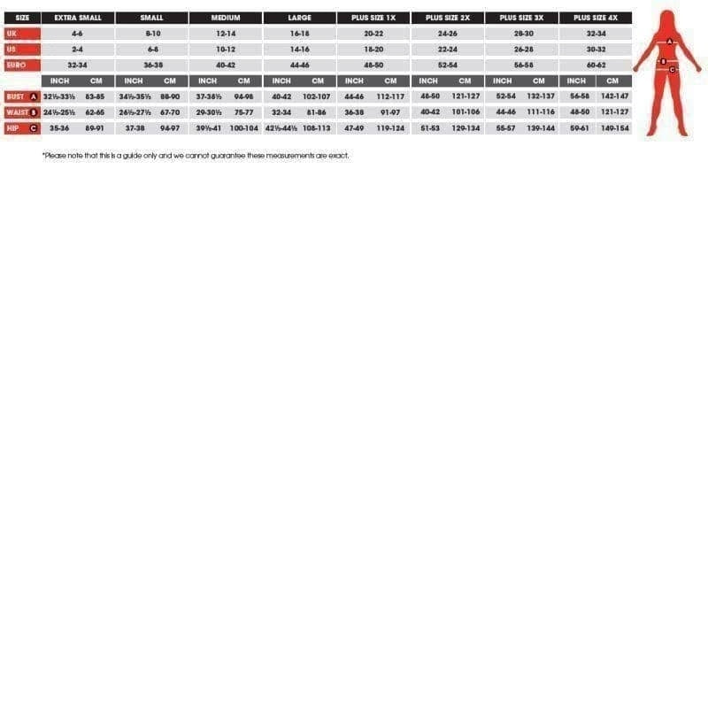 Costumes Australia Size Chart Assorted Rings Adult