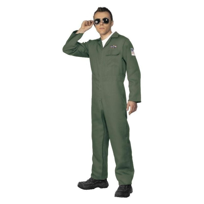 Costumes Australia Aviator Costume Adult Green_3