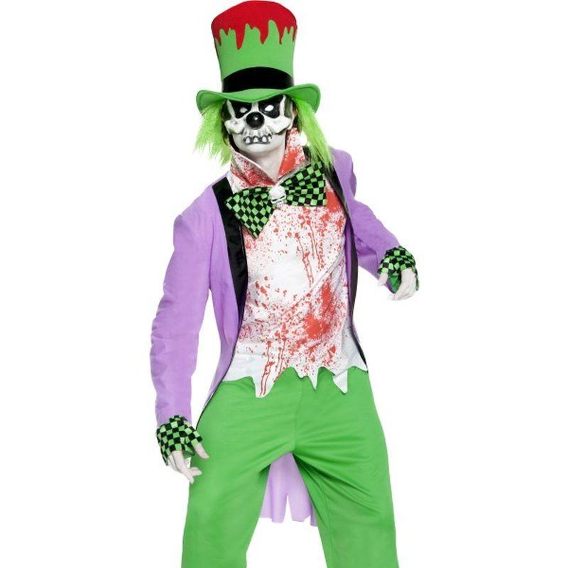 Costumes Australia Bad Hatter Costume Adult Green Purple White_1