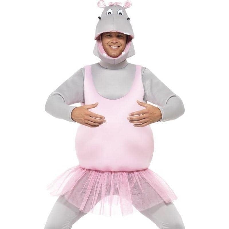 Costumes Australia Ballerina Hippo Costume Adult Pink_1