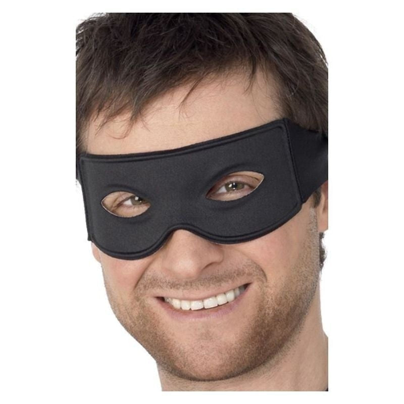 Costumes Australia Size Chart Bandit Eyemask and Tie Scarf Adult Black