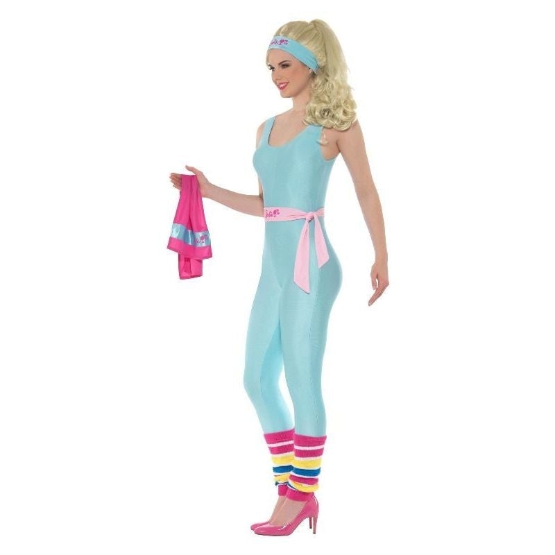 Costumes Australia Barbie Costume Fitness Great Shape Workout Adult Blue Jumpsuit_3