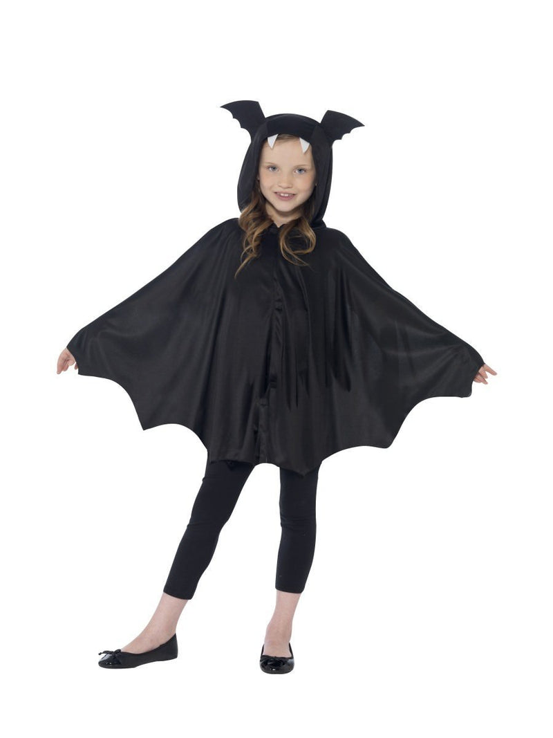 Costumes Australia Bat Cape Kids Black_3