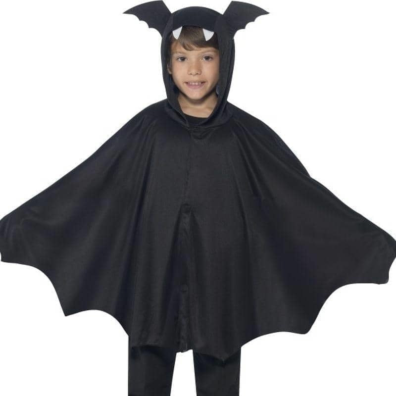 Costumes Australia Bat Cape Kids Black_1