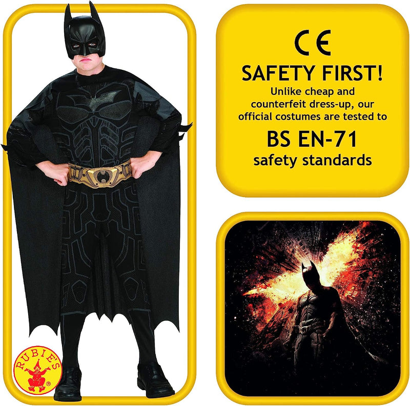 Costumes Australia Batman Dark Knight Rises Childs Costume Mask Cape_2