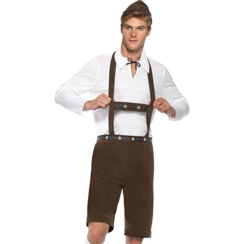 Costumes Australia Bavarian Man Costume Adult Brown White_1