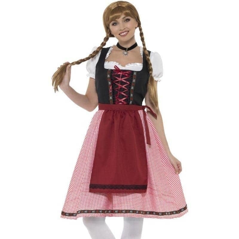 Costumes Australia Bavarian Tavern Maid Costume Adult Red Black_1