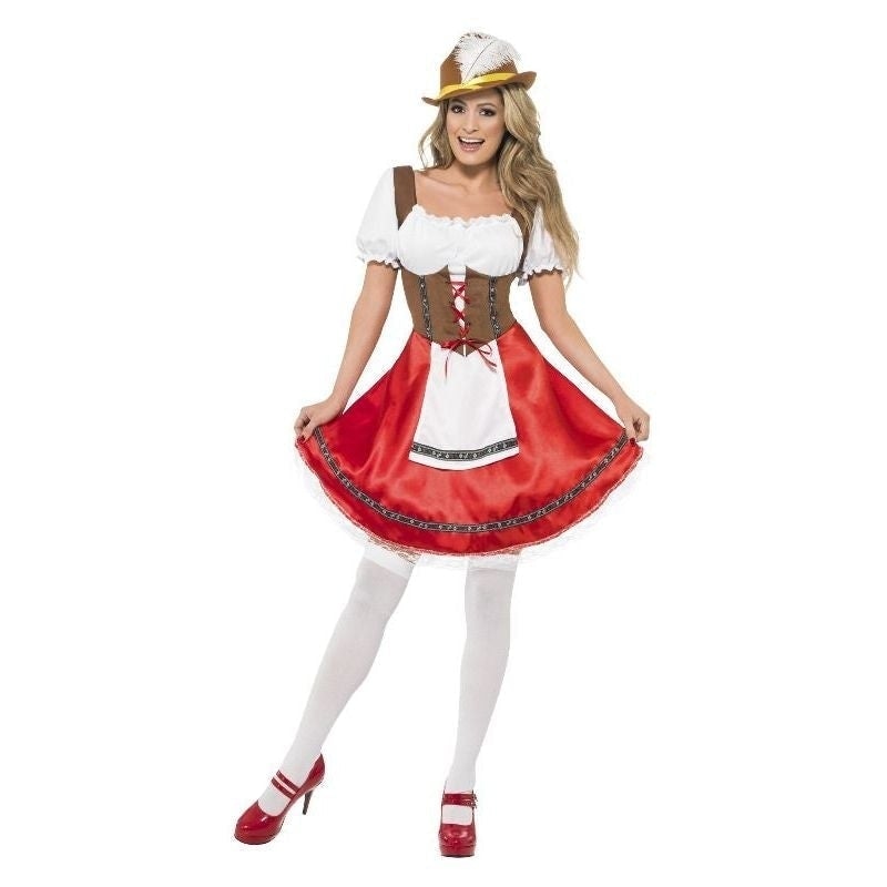 Costumes Australia Bavarian Wench Costume Adult Red White_5