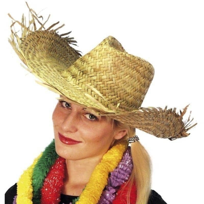 Costumes Australia Beachcomber Hawaiian Straw Hat Adult_1