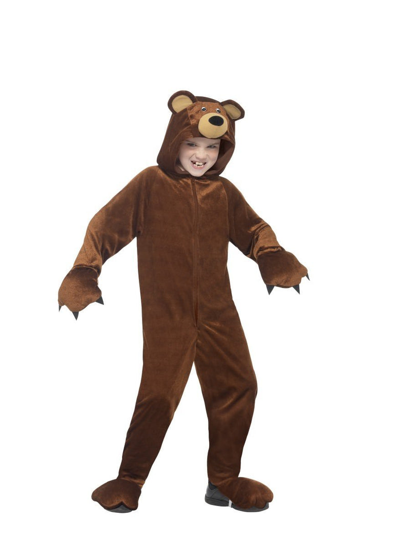 Costumes Australia Bear Costume Kids Brown Jumpsuit with Claws_3