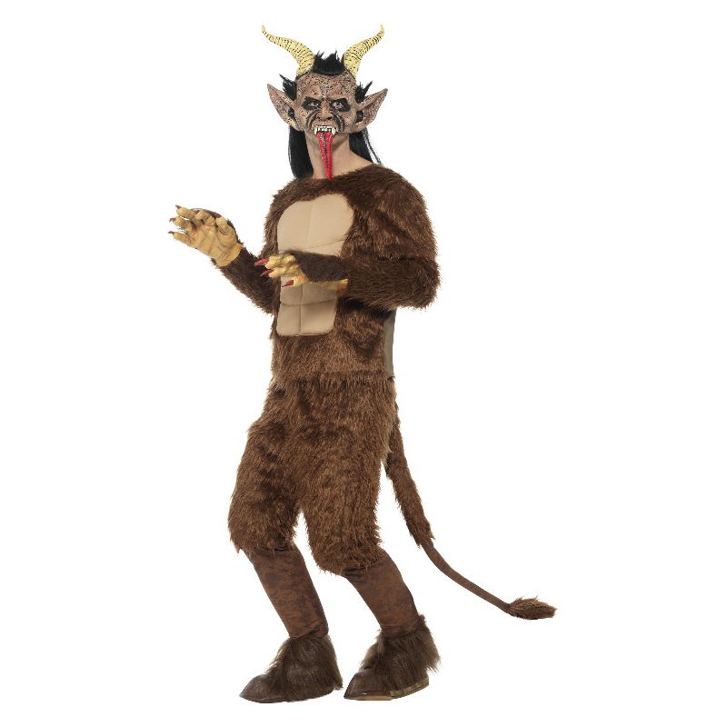 Costumes Australia Beast / Krampus Demon Costume Long Pile Fur Brow Adult_1