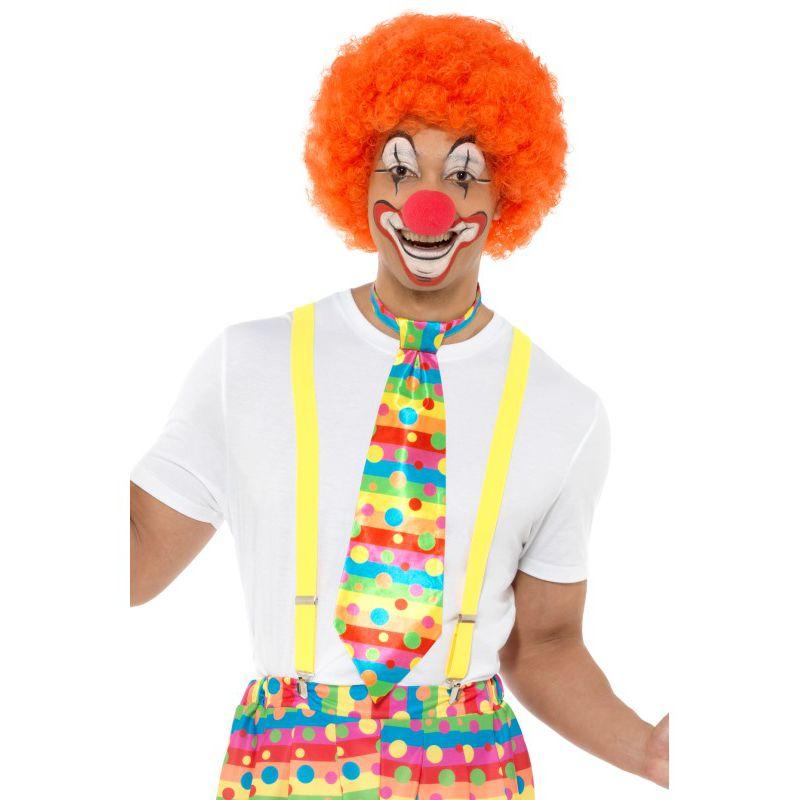 Costumes Australia Big Top Clown Tie Adult Neon_1