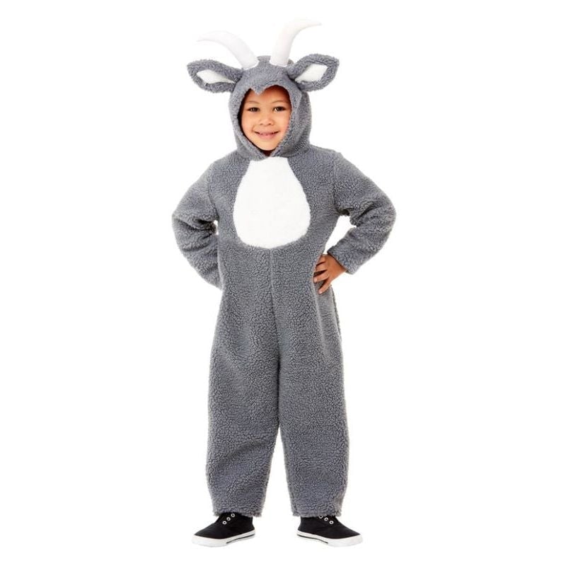 Costumes Australia Billy Goat Costume Toddler Jumpsuit Grey_1