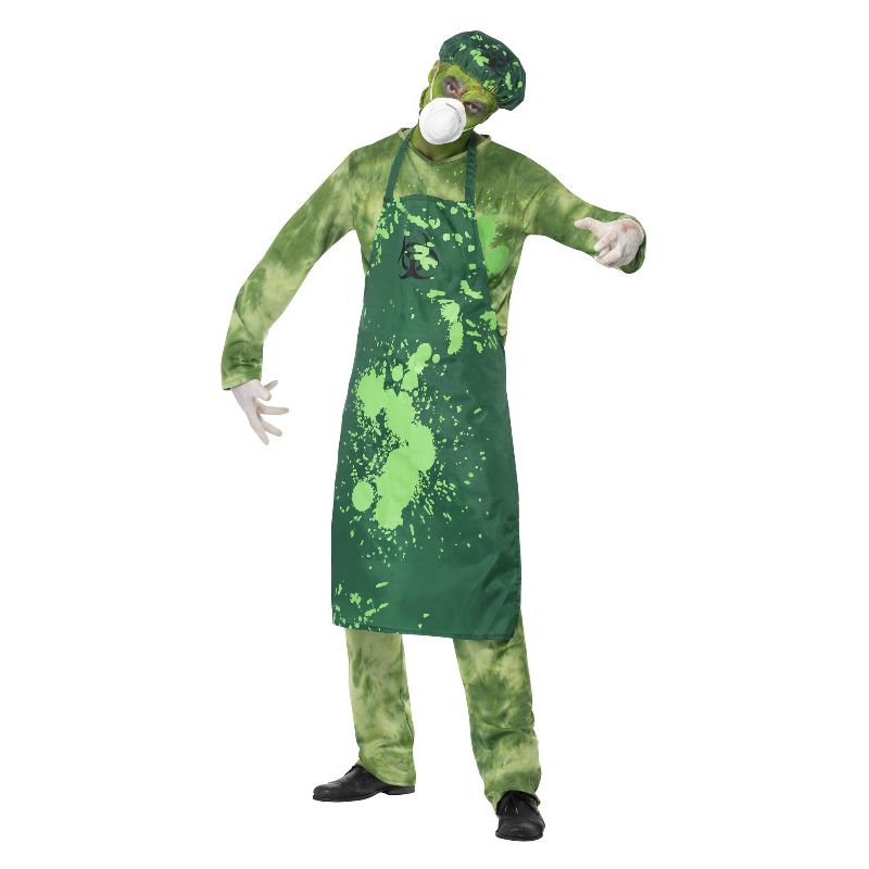 Costumes Australia Biohazard Male Costume Green Adult_1