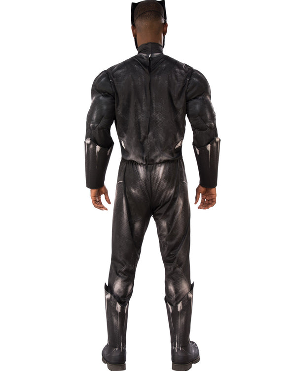 Costumes Australia Black Panther Deluxe Mens Muscle Padded Costume_2