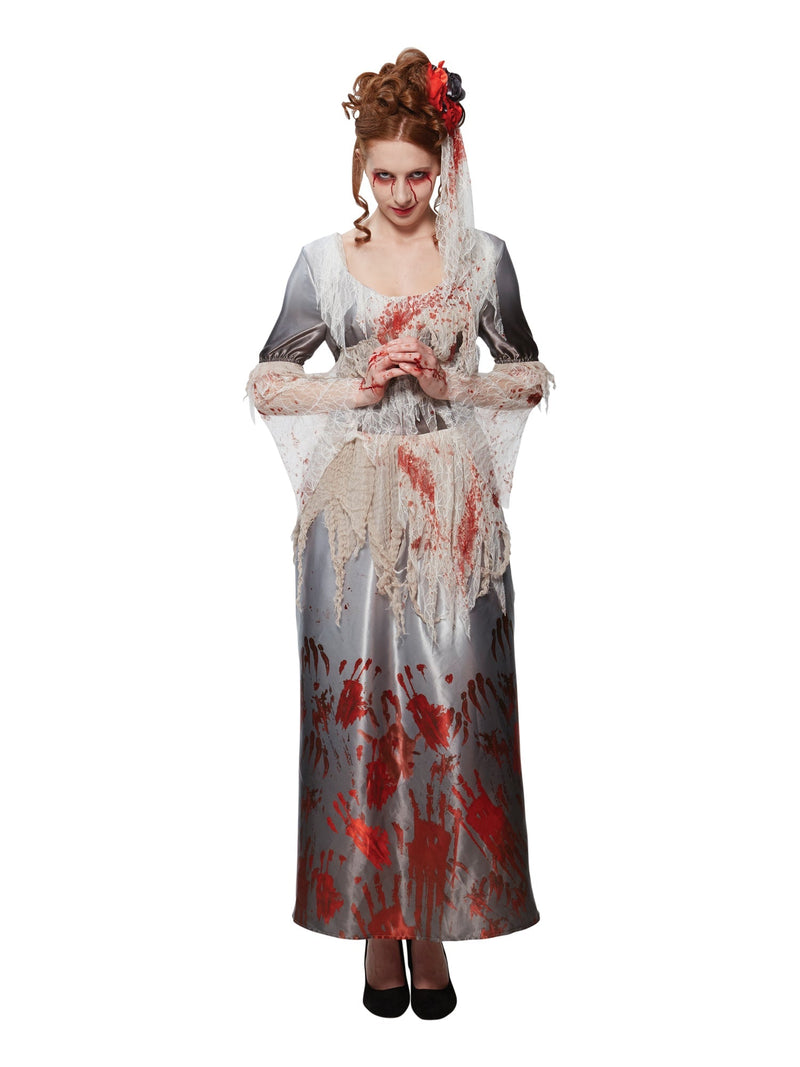 Costumes Australia Bloody Hands Dress Halloween Bride Costume_1