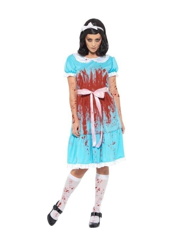 Costumes Australia Bloody Murderous Twin Shining Costume Adult Blue_1