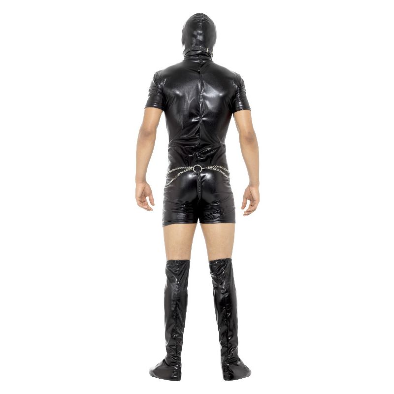 Costumes Australia Bondage Gimp Bodysuit Costume Adult Black_2