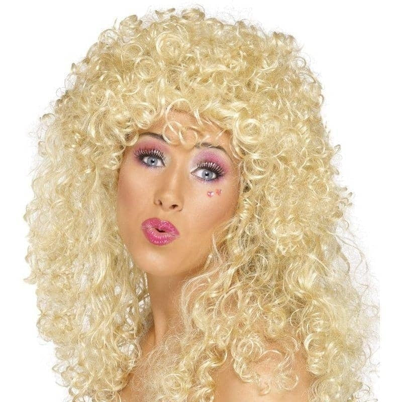 Costumes Australia Boogie Babe Wig Adult Blonde_1