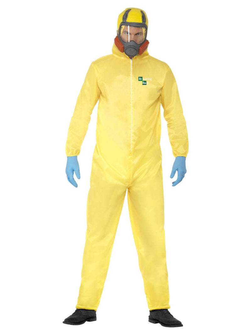 Costumes Australia Breaking Bad Costume Adult Yellow Hazmat Jumpsuit Mask_1