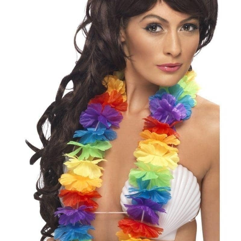 Costumes Australia Bright Large Lei Adult Rainbow_1