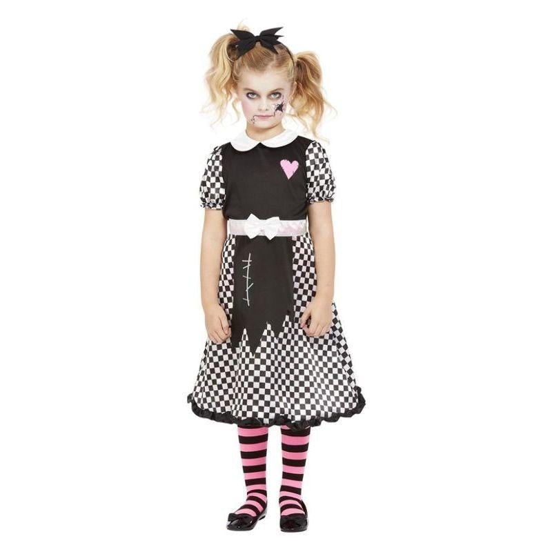 Costumes Australia Broken Doll Costume Black & White_2