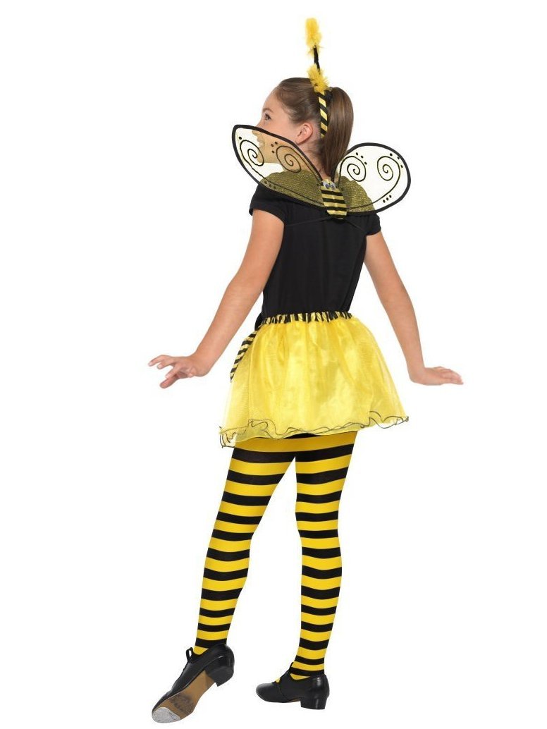 Costumes Australia Bumblebee Kit Child Black Yellow Tutu Wings Headband_3