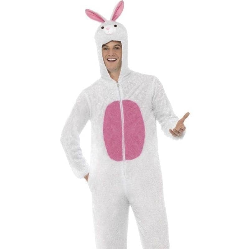 Costumes Australia Bunny Costume Adult White Pink_1