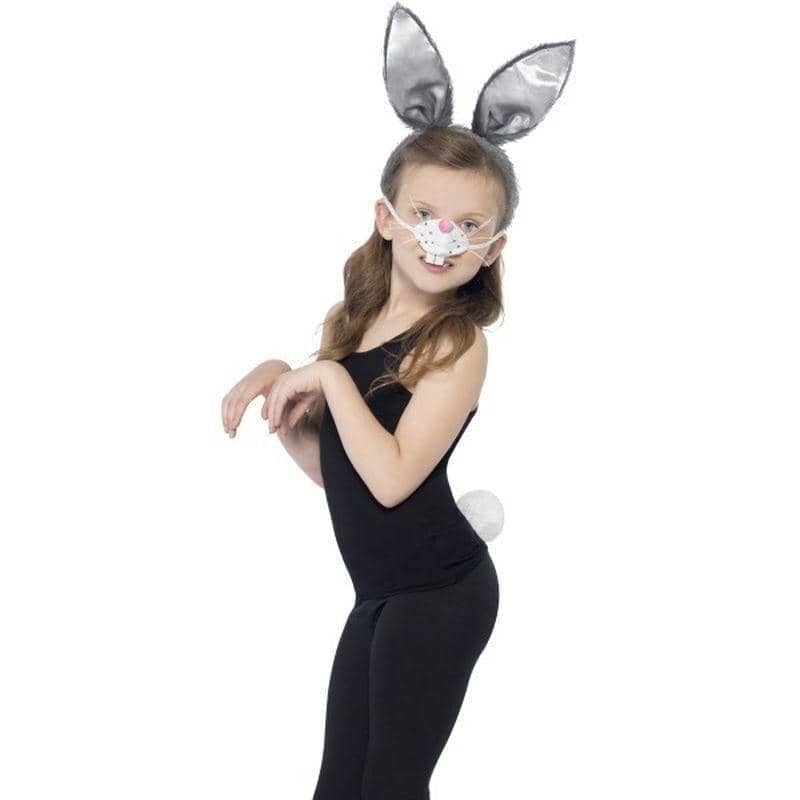 Costumes Australia Bunny Kit Kids Grey_1