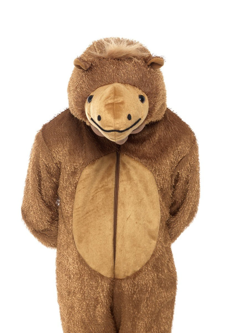 Costumes Australia Camel Costume Kids Brown Jumpsuit with Hood_4