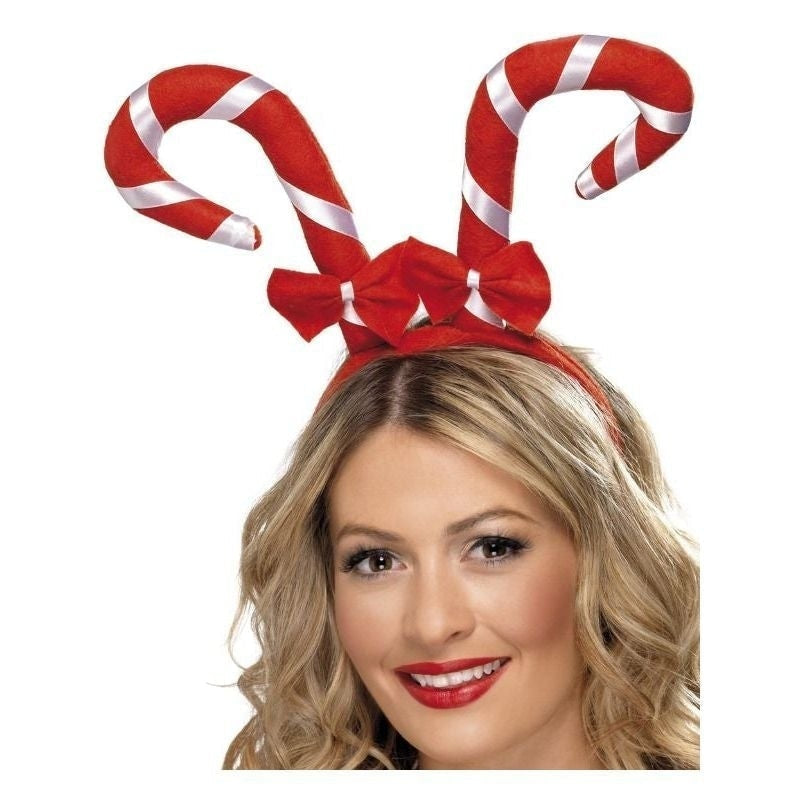 Costumes Australia Size Chart Candy Cane Headband Adult Red Whte