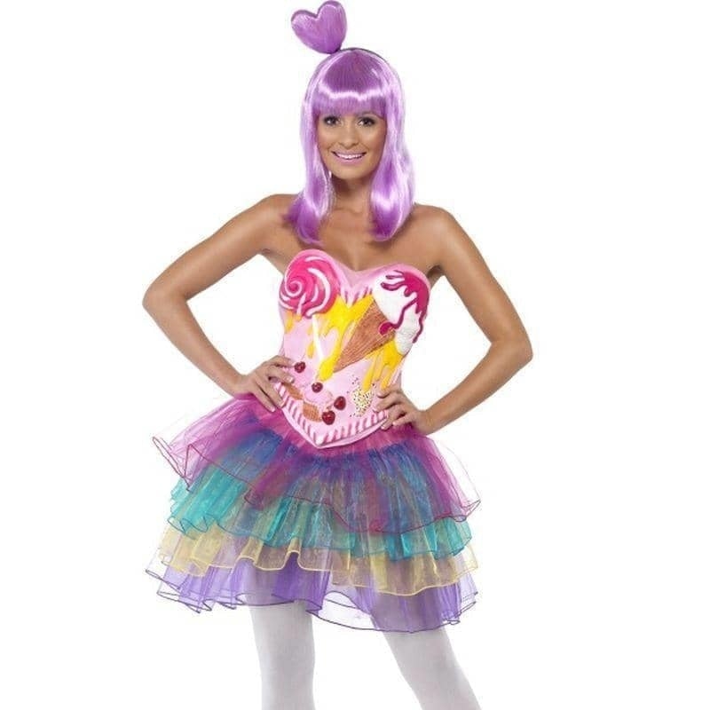 Costumes Australia Candy Queen Costume Adult Purple Dress_1