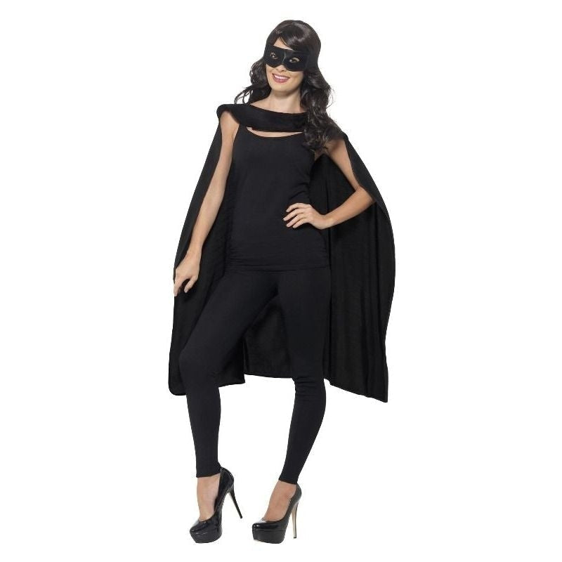 Costumes Australia Size Chart Cape Adult Black