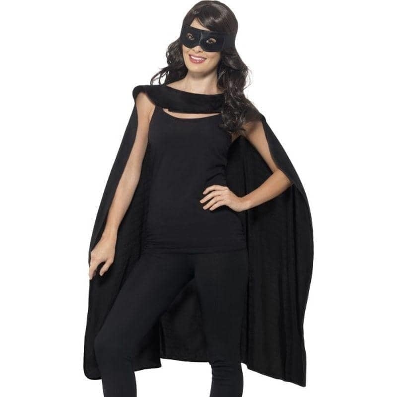 Costumes Australia Cape Adult Black_1