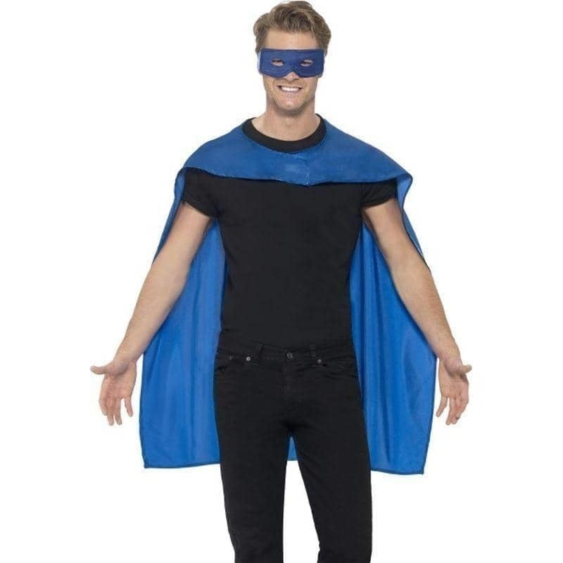 Costumes Australia Size Chart Cape Adult Blue Eyemask