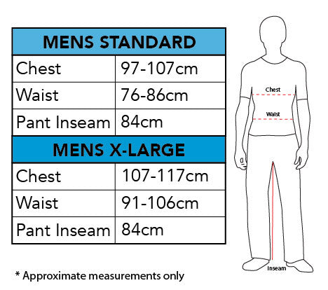 Costumes Australia Size Chart Captain America Costume Falcon Sam Wilson