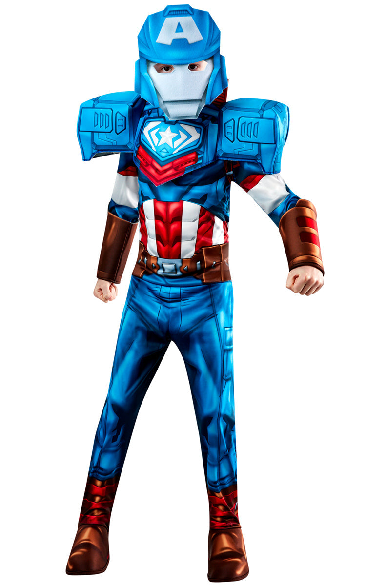 Costumes Australia Captain America Mech Strike Boys Costume_1