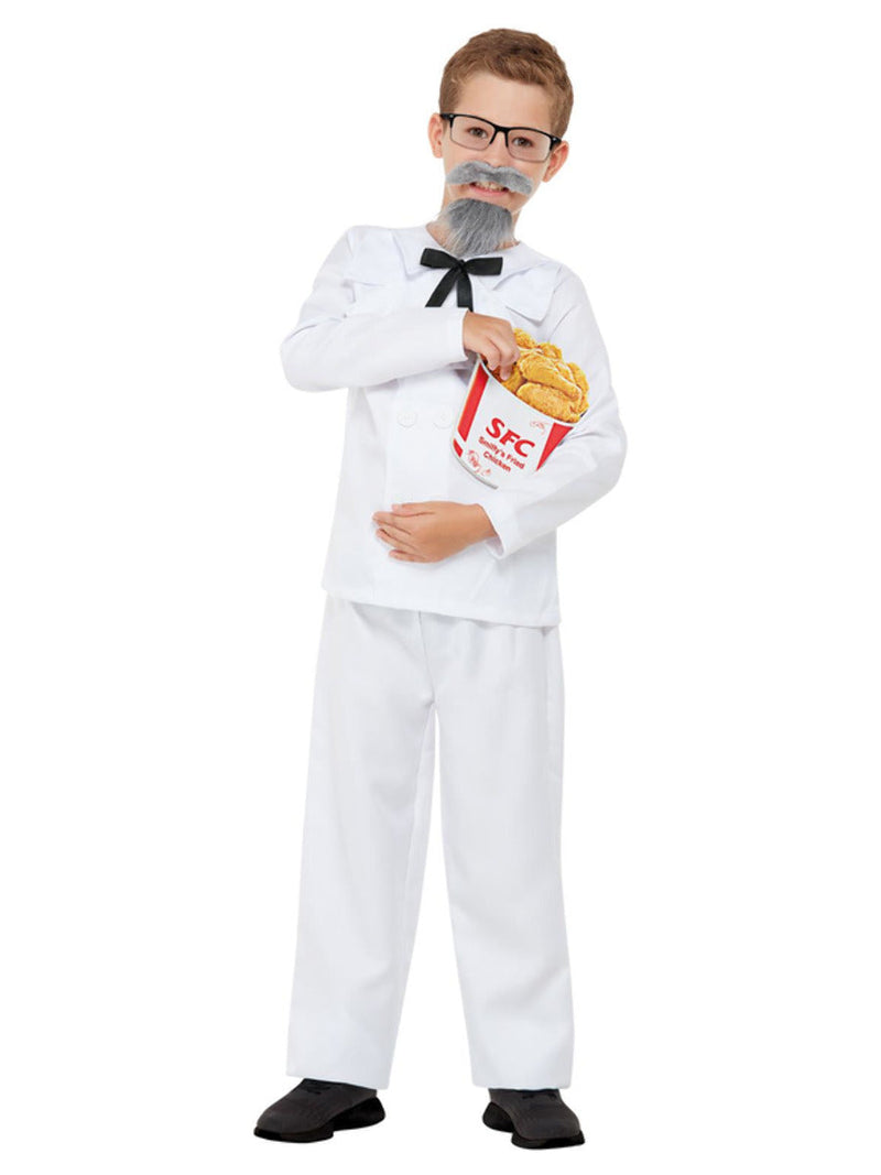 Costumes Australia Captain Cluck Costume Child White_2