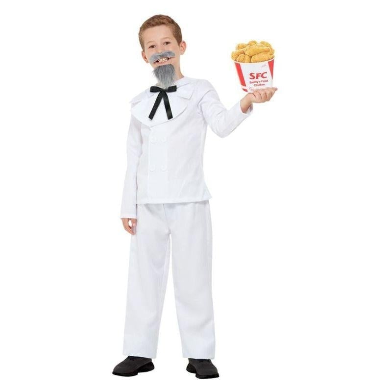 Costumes Australia Captain Cluck Costume Child White_1