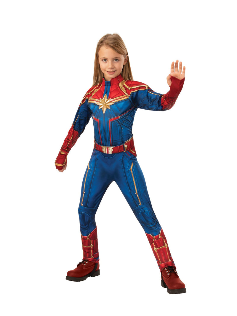 Costumes Australia Captain Marvel Costume Childrens Hero Suit_2