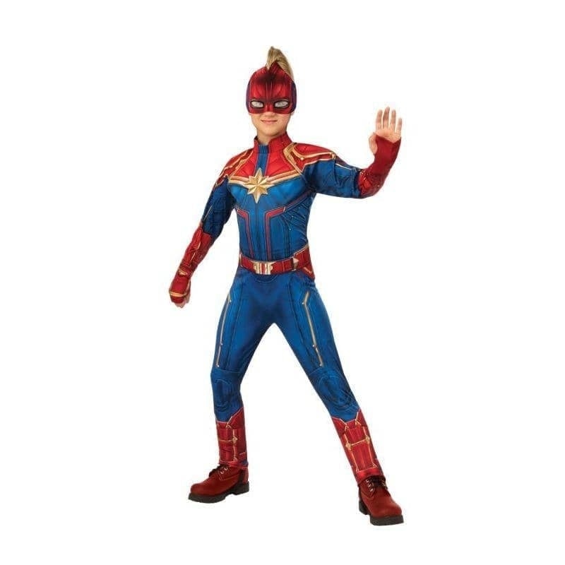 Costumes Australia Captain Marvel Costume Childrens Hero Suit_1